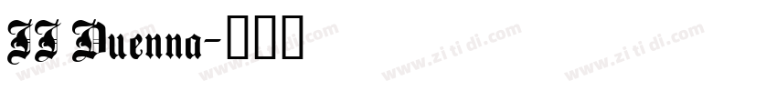 JI Duenna字体转换